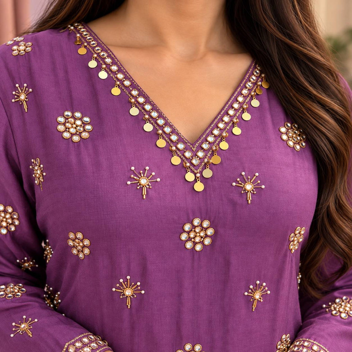 Mauve Noor Co-Ord Set