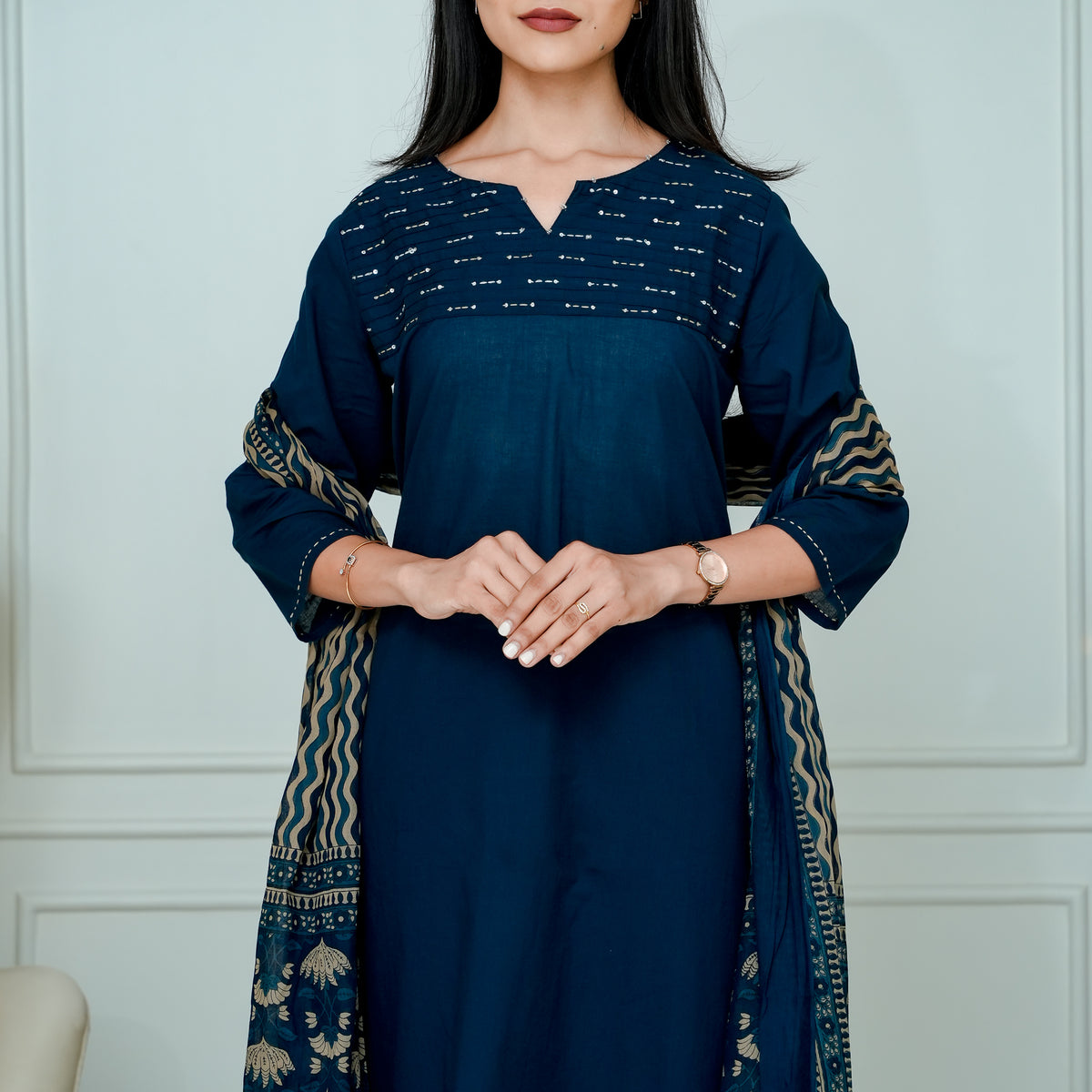 Midnight Indigo Suit Set